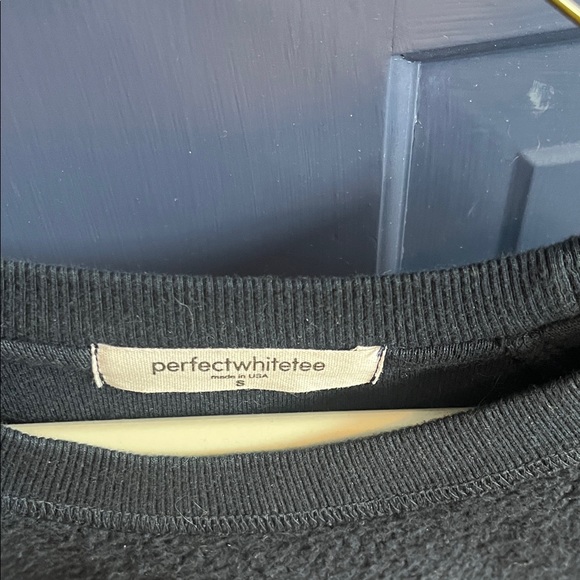 Perfectwhitetee Midnight Blue Women's Crew Neck Sweater in small - Picture 2 of 3